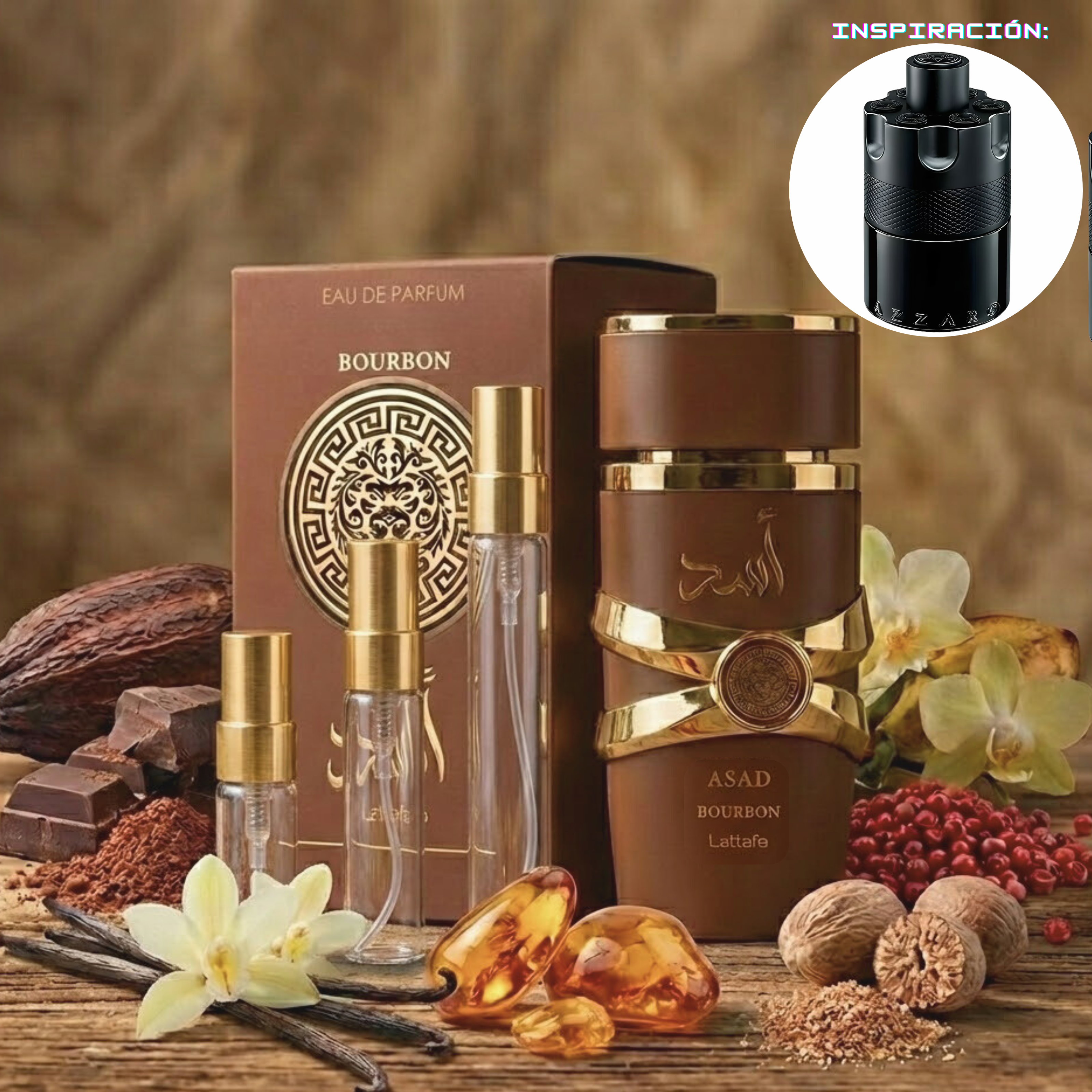 Lattafa Asad Bourbon EDP (Decants)