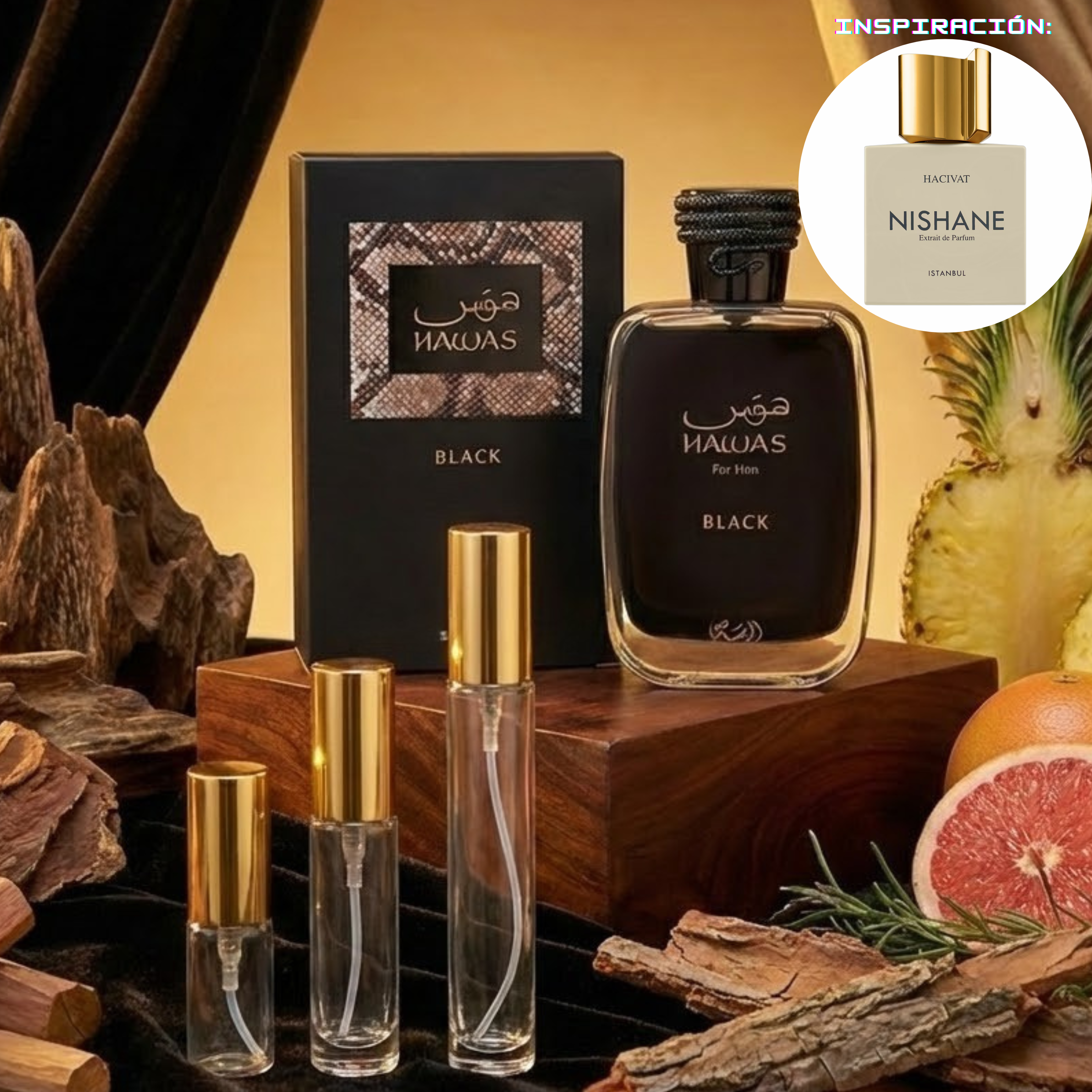Rassasi Hawas Black EDP (Decants)