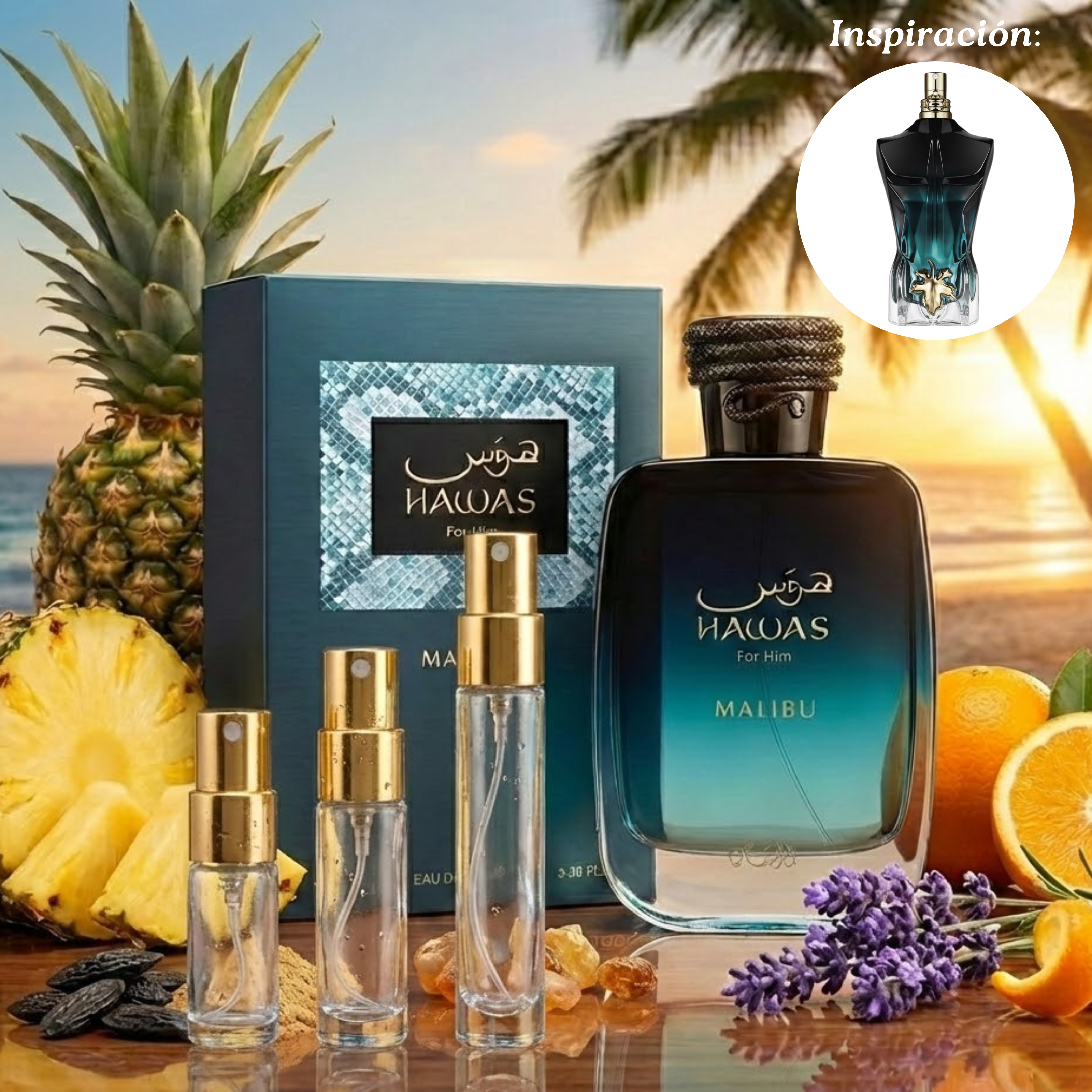 Rassasi Hawas Malibú EDP (Decants)