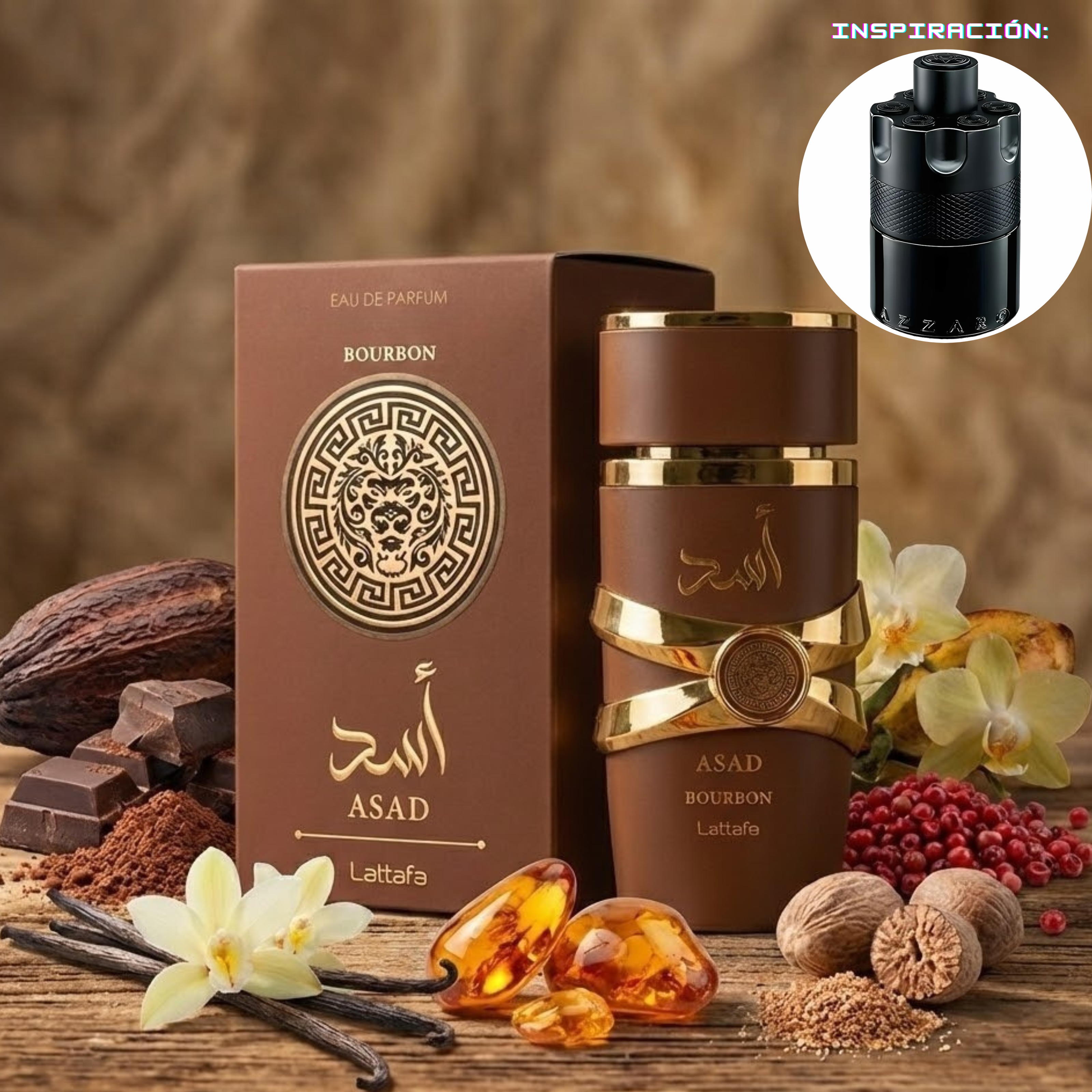 Lattafa Asad Bourbon EDP 100ML